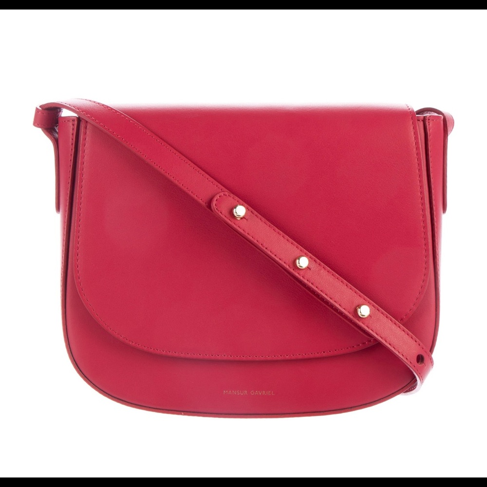 Mansur Gavriel Red Crossbody Bag